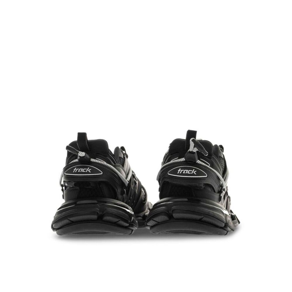 Balenciaga Men Men`S Trail Laces Track Sneaker In Black/White - Picture 3 of 3